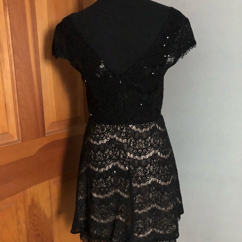 Forever 21 Black Lace Mini Dress - Picture 7 of 8